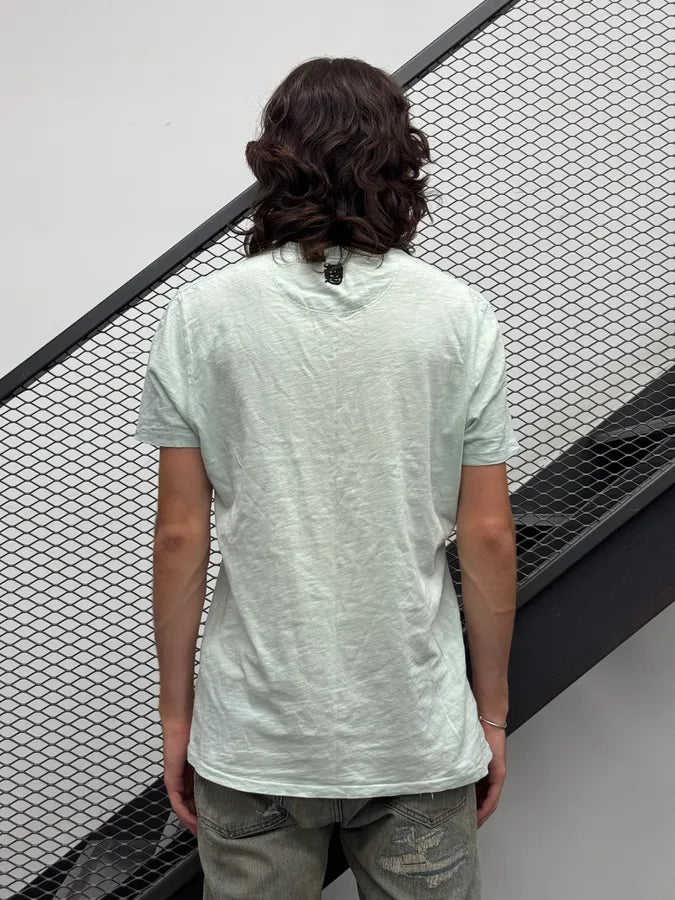 Burberry Brit Light Blue Mint Cotton Explorer Graphic T-Shirt nOwImdt 3