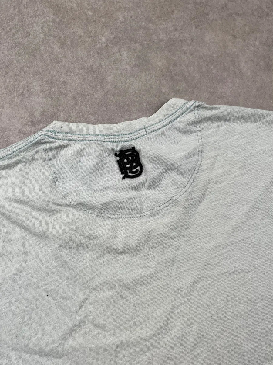 Burberry Brit Light Blue Mint Cotton Explorer Graphic T-Shirt nOwImdt 5