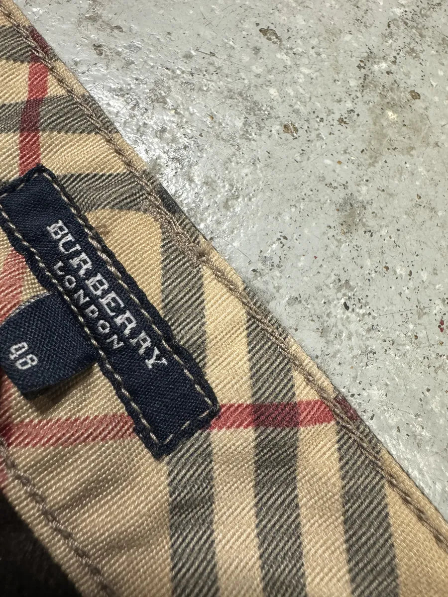 2000s Burberry Brown Signature Regular Pants GCYJCfV 11