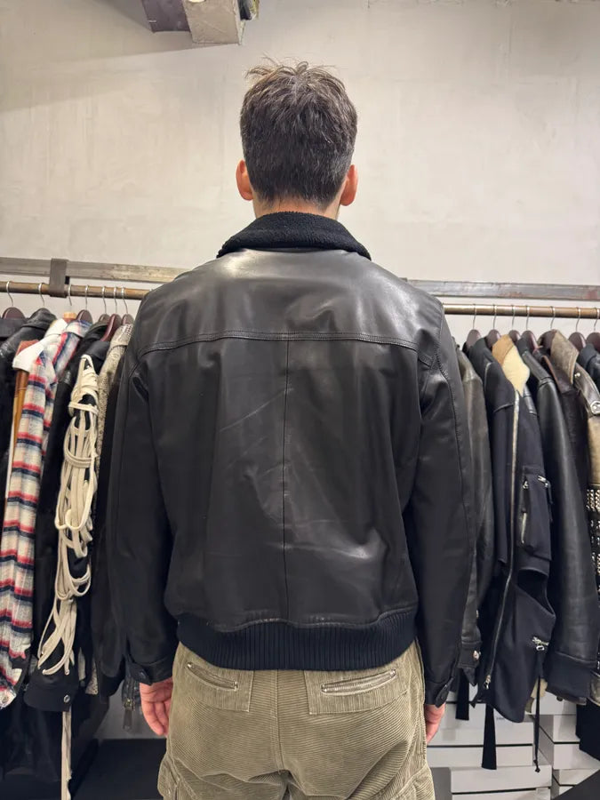 2000s Burberry London Black Premium Leather Jacket NKJIkIR 2