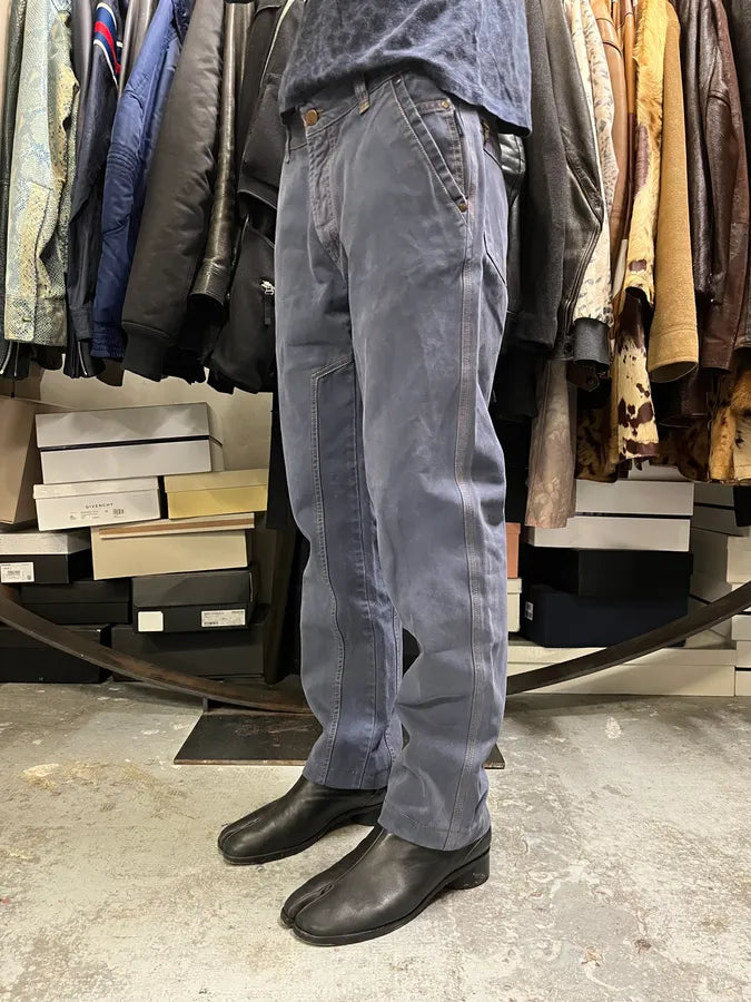 2000s Burberry Navy Light Worker Pants qzkmWuP 1