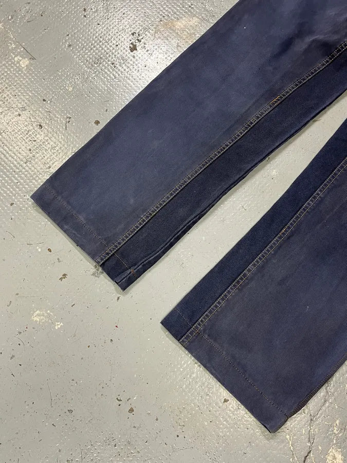 2000s Burberry Navy Light Worker Pants qzkmWuP 8