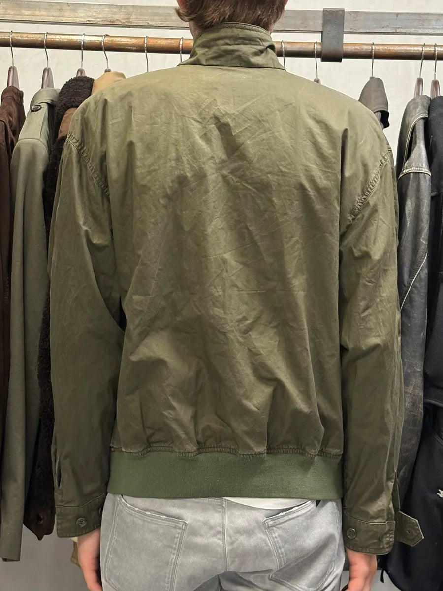 2000s Burberry Olive Green Buttoned Military Jacket HJhPKkE 2
