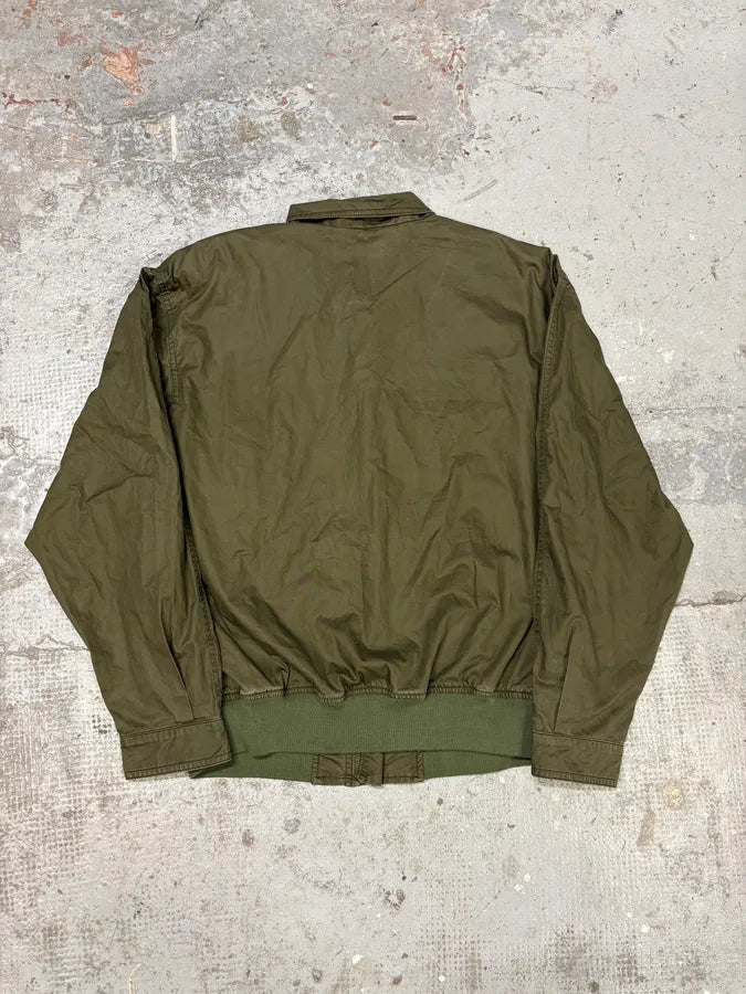 2000s Burberry Olive Green Buttoned Military Jacket HJhPKkE 5