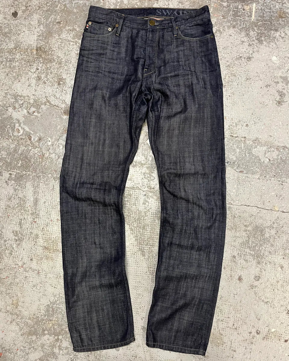 2000s Burberry Raw Denim Jeans VwpKJbY 0