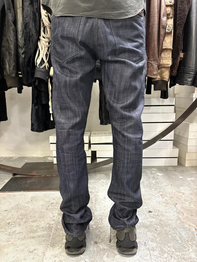 2000s Burberry Raw Denim Jeans VwpKJbY 3