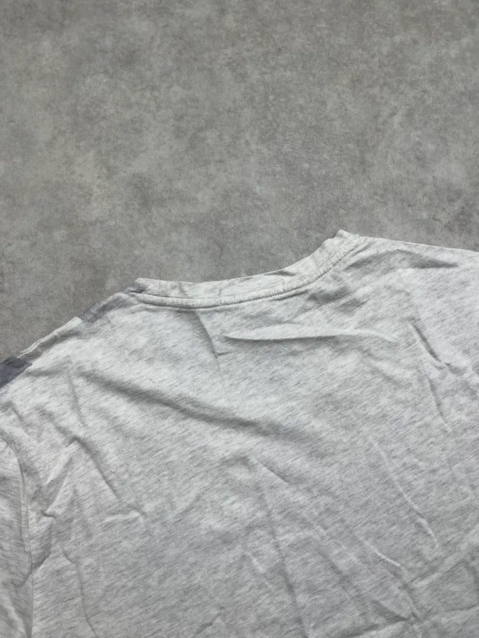 2000s Burberry White Check Striped T-Shirt sWuhvYU 5