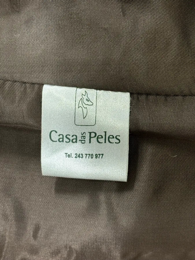 2000s Casa Des Peles Pony Haur Brown Cow Effect Blazer Leather Jacket YZwBboI 8