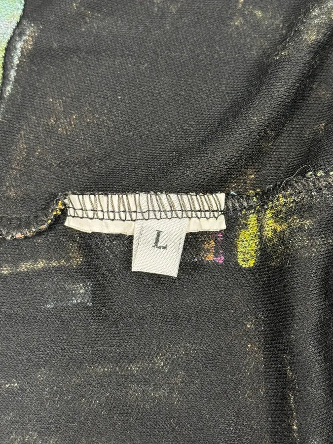 2000s Cavalli Abstract Green Books Midi Dress QLKawrr 10