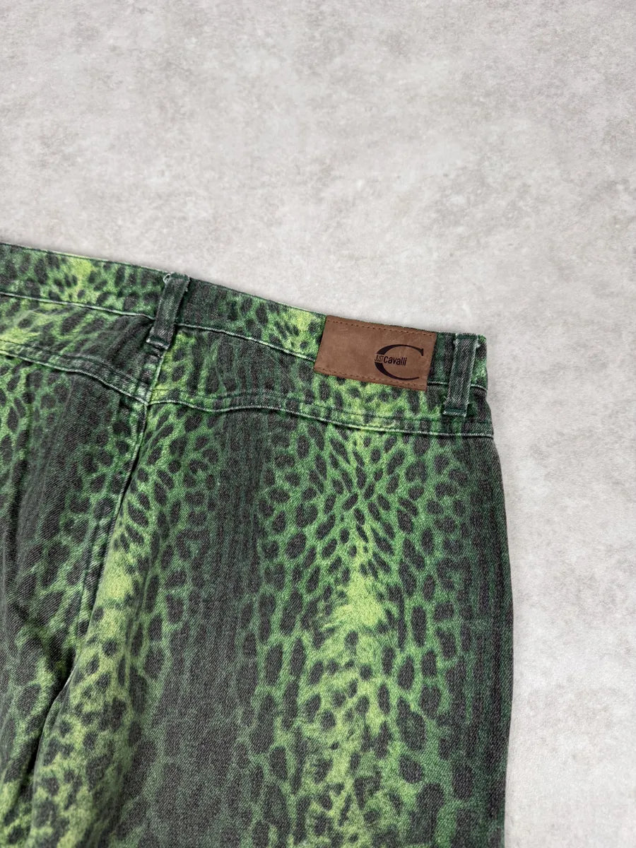 2000s Cavalli Acid Green Leopard Pants LtdNkfU 5