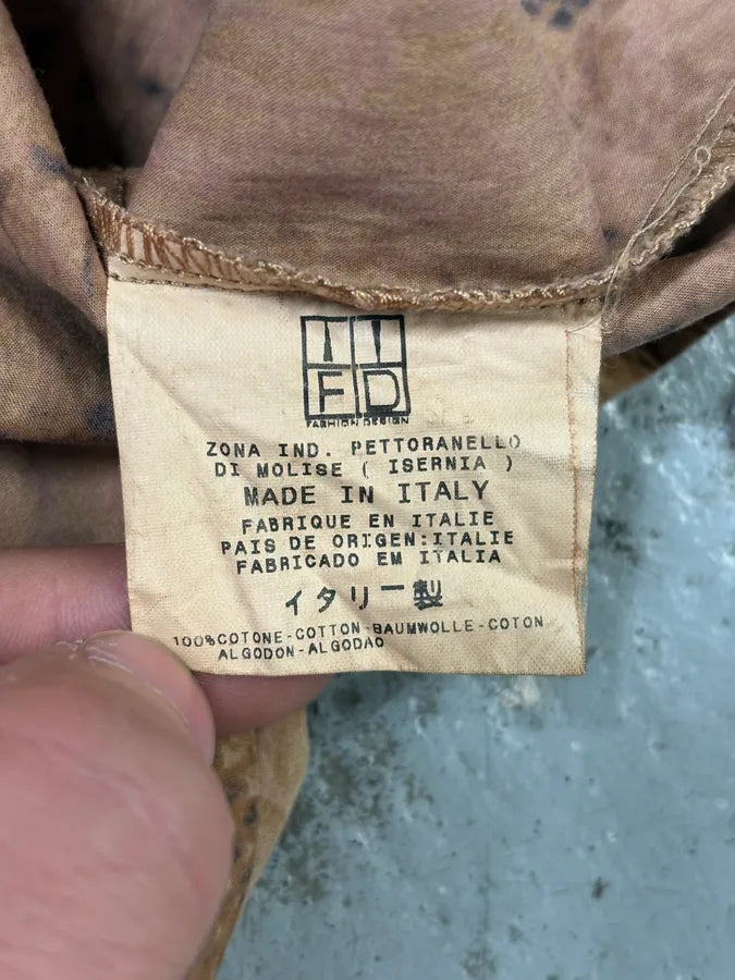 2000s Cavalli Anaconda Snake Brown Shirt phYBsOs 7