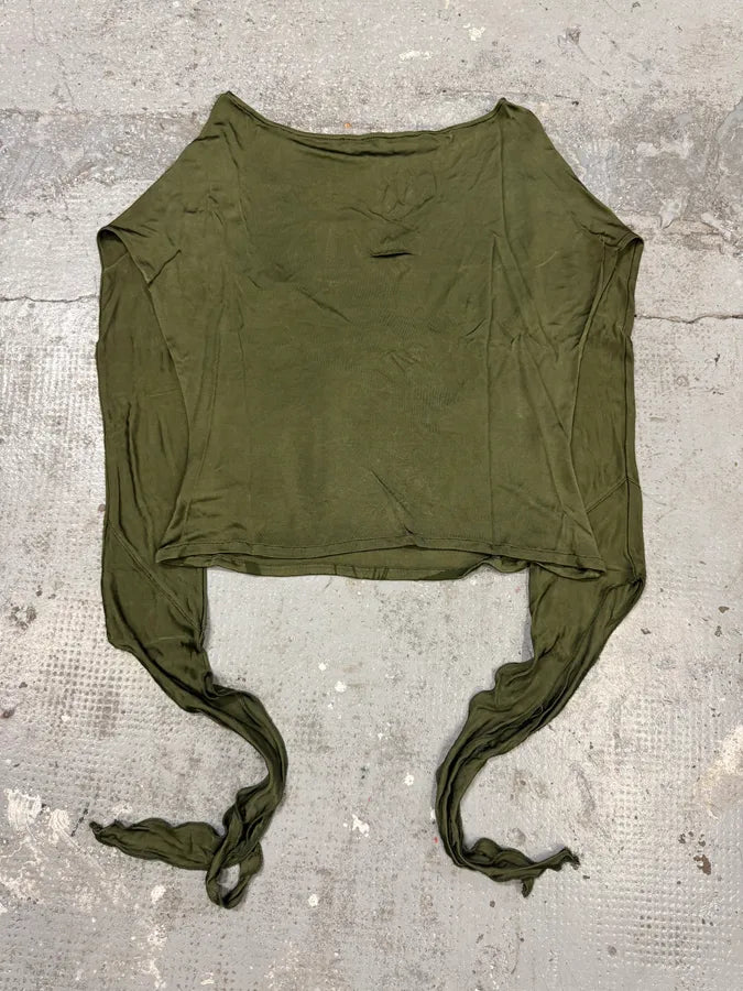 2000s Cavalli Angry Tiger Khaki Longsleeves (S) hnRuVvN 2