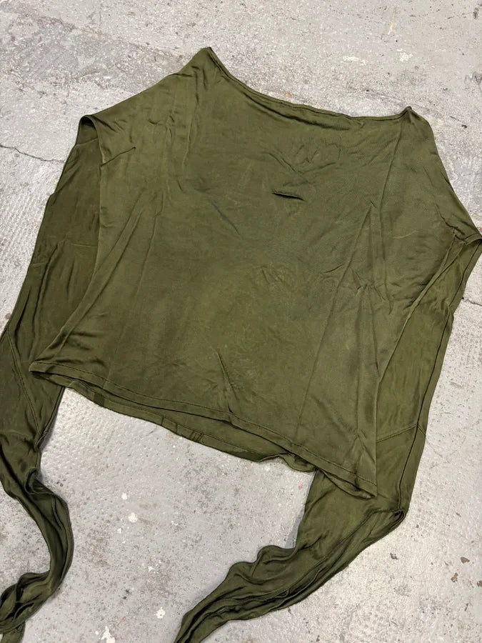 2000s Cavalli Angry Tiger Khaki Longsleeves (S) hnRuVvN 3