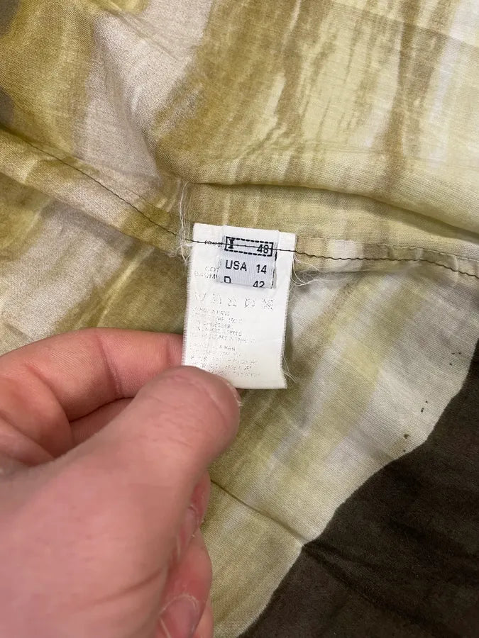 2000s Cavalli Apocalyptic Sunset Brown Faded Shirt (M) 9