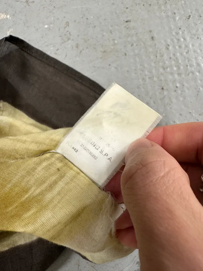 2000s Cavalli Apocalyptic Sunset Brown Faded Shirt (M) 9