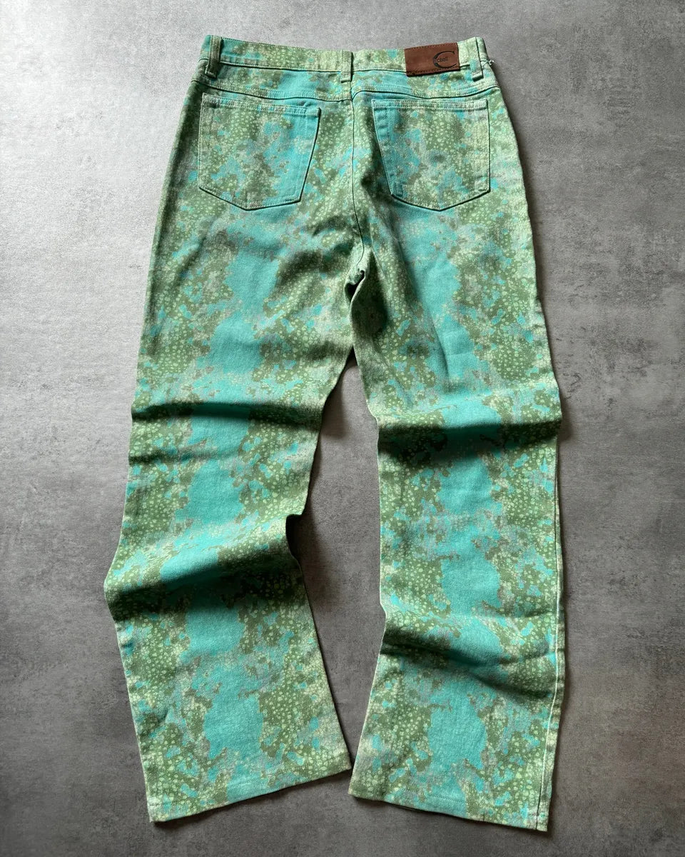 2000s Cavalli Aqua Nenuphare Pants izBSBSC 1