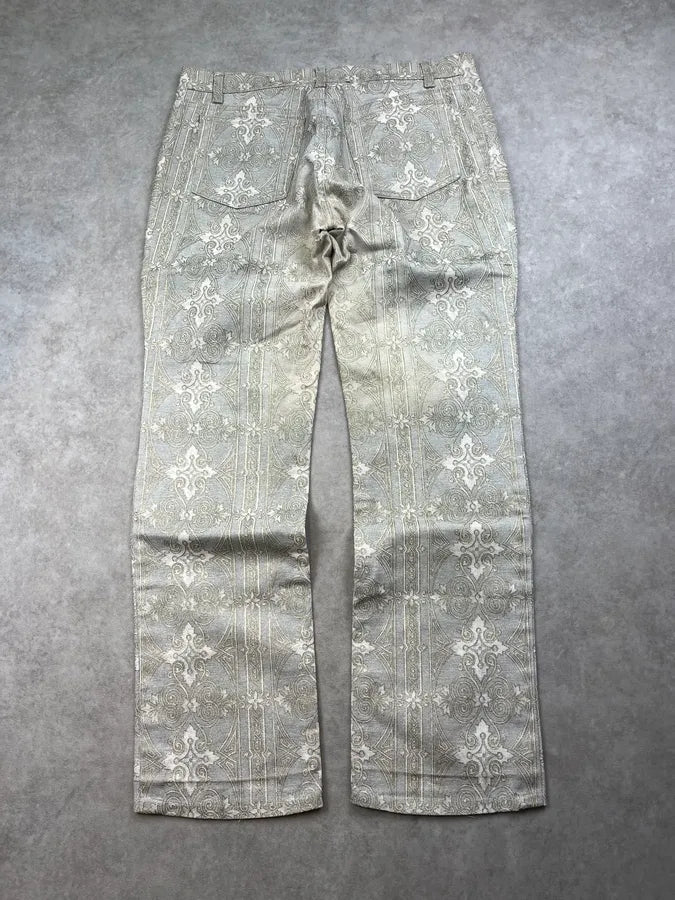 2000s Roberto Cavalli Arabic Mozaic Legend Pants EeUSmzM 6
