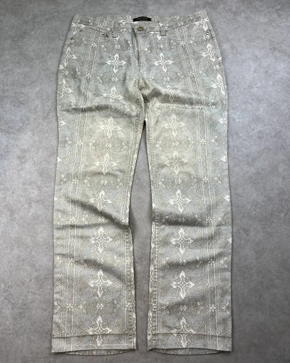 2000s Roberto Cavalli Arabic Mozaic Legend Pants EeUSmzM 3