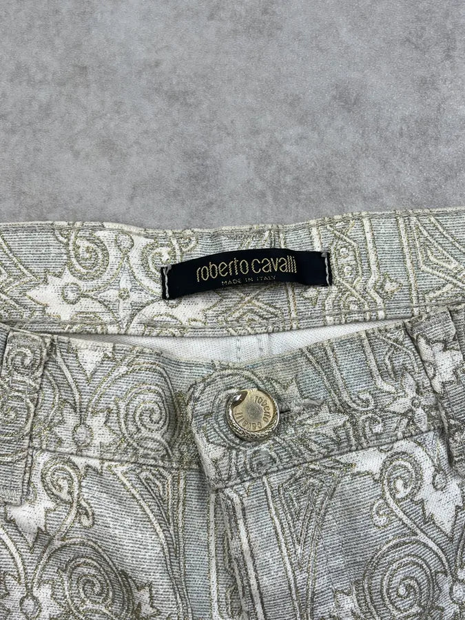 2000s Roberto Cavalli Arabic Mozaic Legend Pants EeUSmzM 8