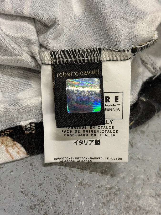 AW2003 Cavalli Asian Birds Black Longsleeves EqzsLBO 8