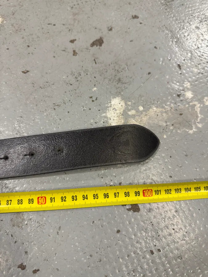 2000s Cavalli Asian Dragon Buckle Black Leather Belt AxwRxdF 10