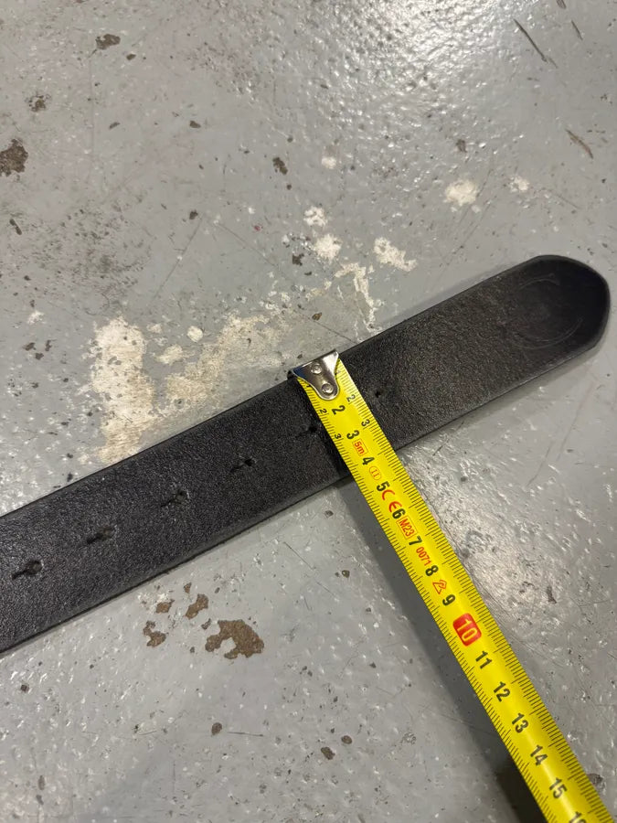 2000s Cavalli Asian Dragon Buckle Black Leather Belt AxwRxdF 9