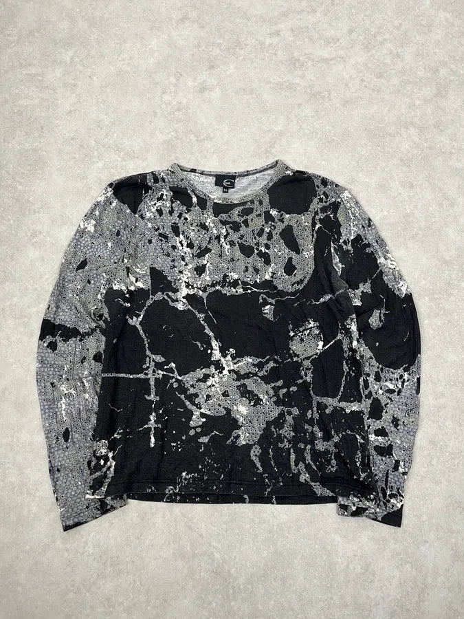 2000s Cavalli Bacteria Black Longsleeves XqFBOyr 0