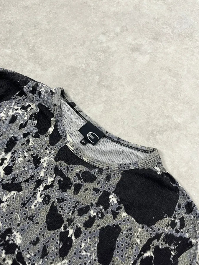 2000s Cavalli Bacteria Black Longsleeves XqFBOyr 4