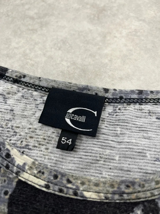 2000s Cavalli Bacteria Black Longsleeves XqFBOyr 7