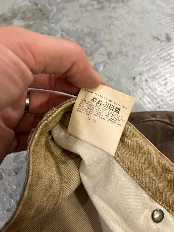 2000s Cavalli Beige & Brown Gradient Pants utyxMzm 11