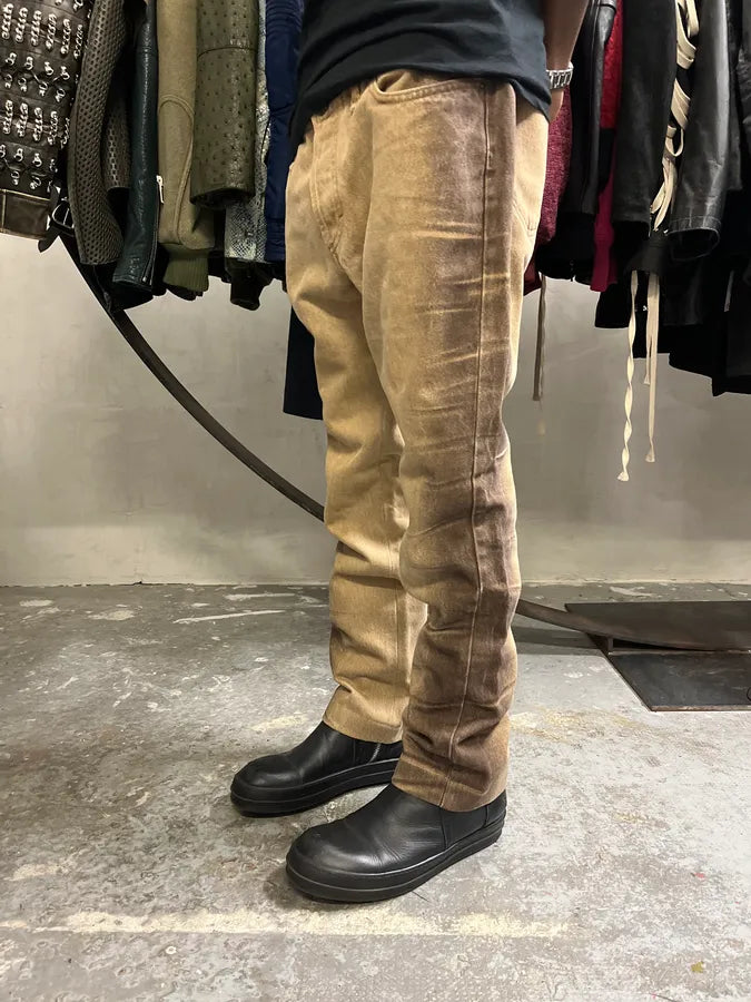 2000s Cavalli Beige & Brown Gradient Pants utyxMzm 2