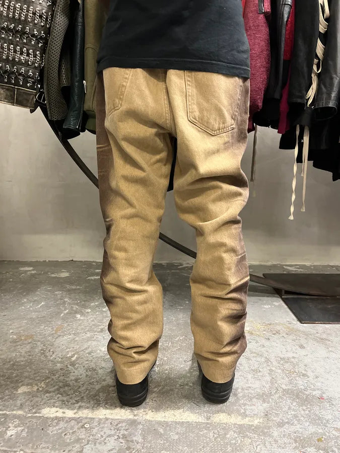 2000s Cavalli Beige & Brown Gradient Pants utyxMzm 3