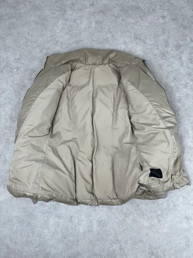 2000s Cavalli Beige Bondage Harness Puffer Jacket QtZHscD 8