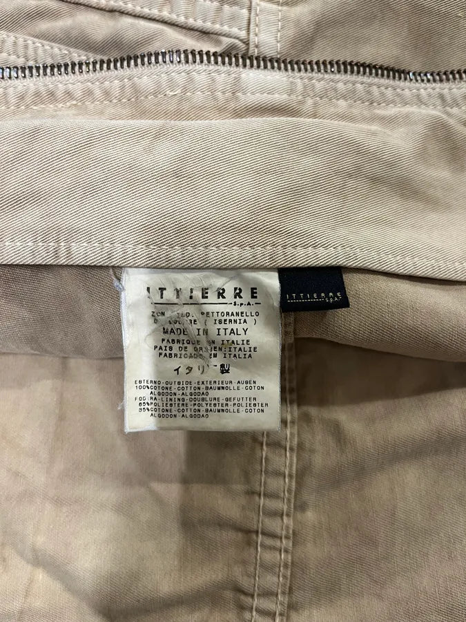 2000s Cavalli Beige Fighter Multi Zips Jacket (M) feeZFtA 8