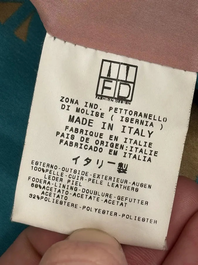 2000s Cavalli Beige Fur Collar Leather Eroded Long Jacket IBiDlxn 11