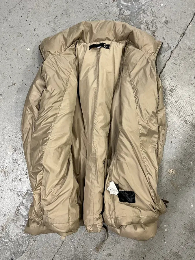 2000s Cavalli Beige Harness Puffer Bondage Jacket rhJlAIu 6