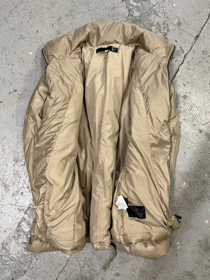 2000s Cavalli Beige Harness Puffer Bondage Jacket (S) rhJlAIu 6