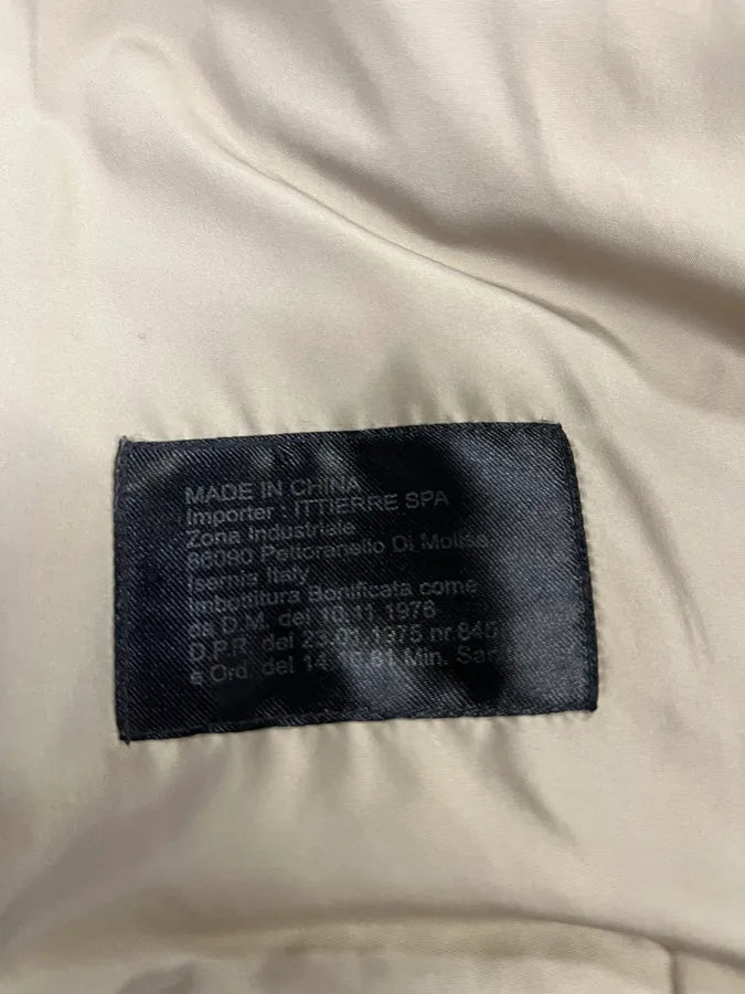 2000s Cavalli Beige Harness Puffer Bondage Jacket (S) rhJlAIu 9
