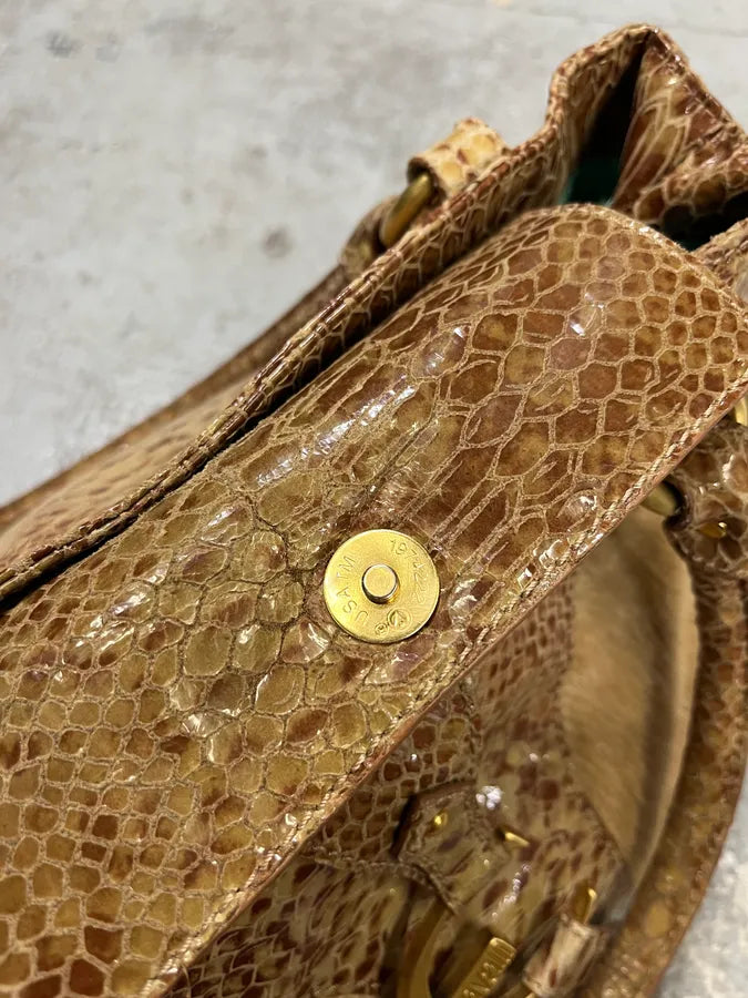 2000s Cavalli Beige Pony Hair Leather Handle Bag QZDgzHB 7