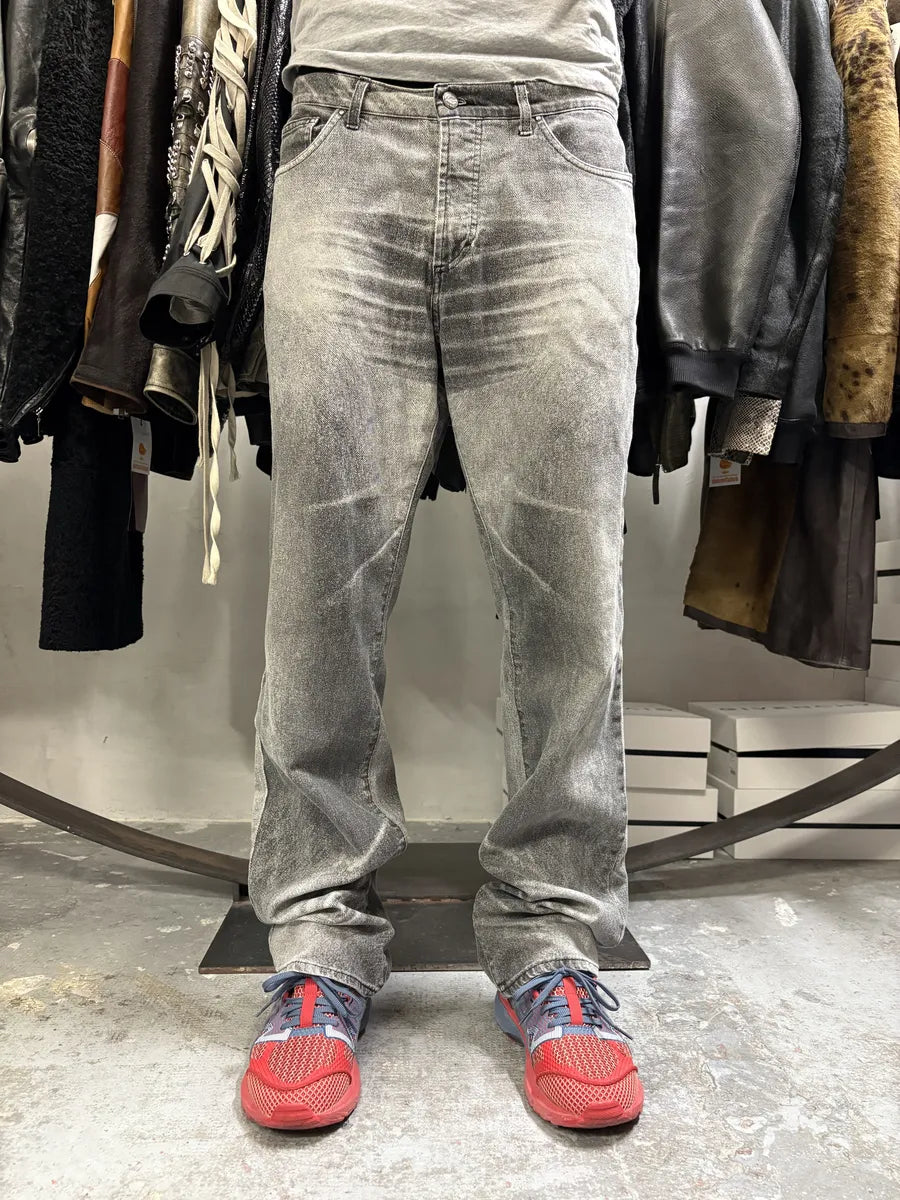 2000s Cavalli Black & White Eroded Pants PkXZUTY 0