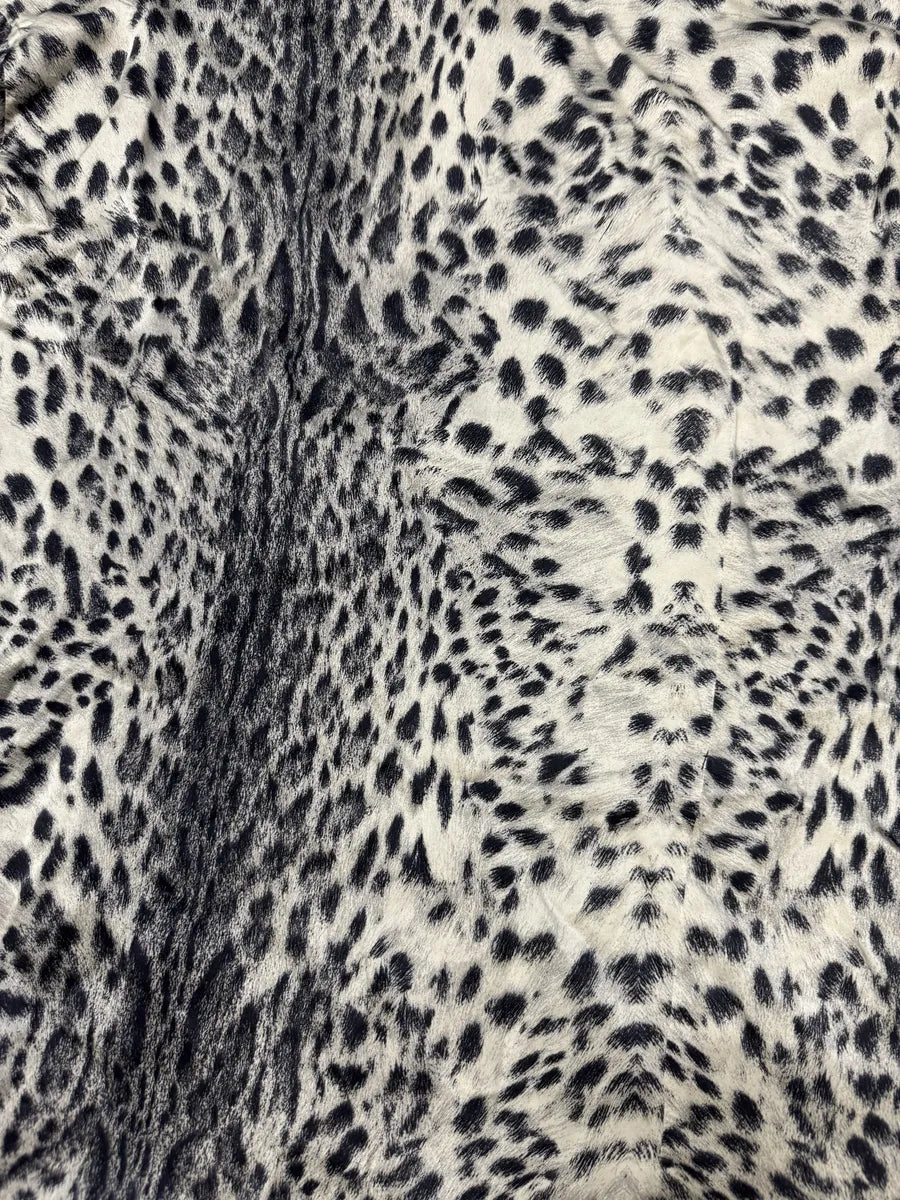 2000s Cavalli Black & White Leopard Print Shirt VEjeOzk 5