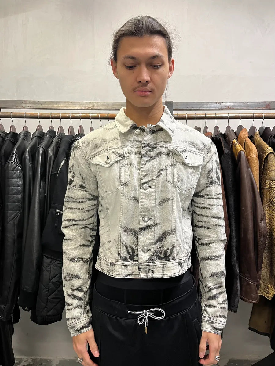 2000s Cavalli Black & White Light Safari Zebra Cropped Jacket (M/L) DManpcS 1