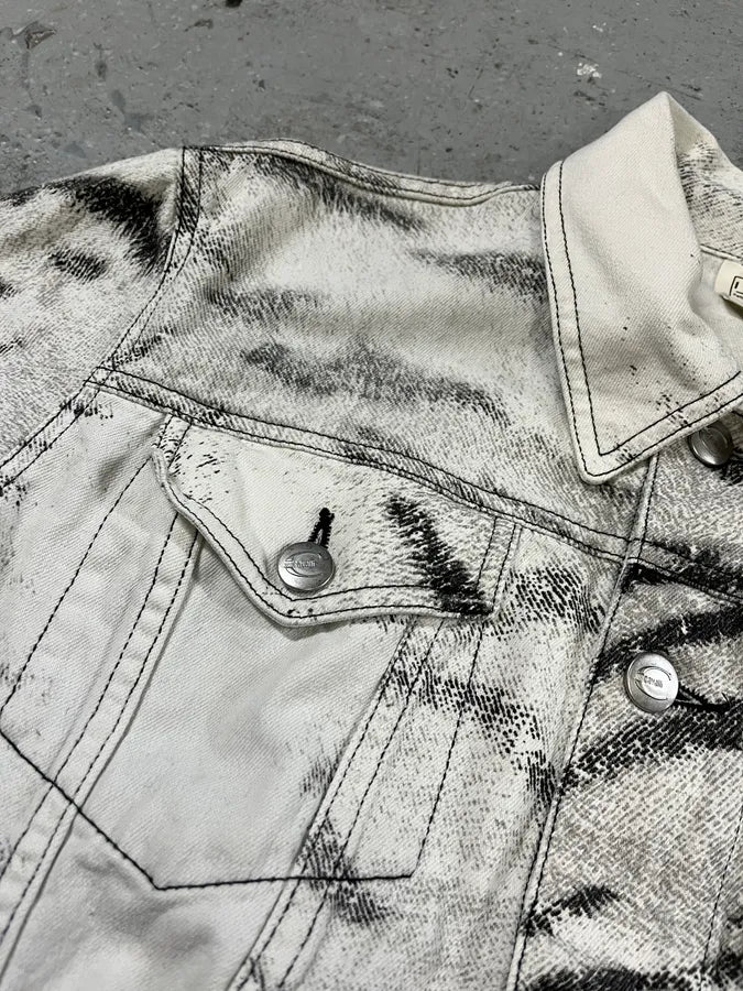 2000s Cavalli Black & White Light Safari Zebra Cropped Jacket (M/L) DManpcS 5