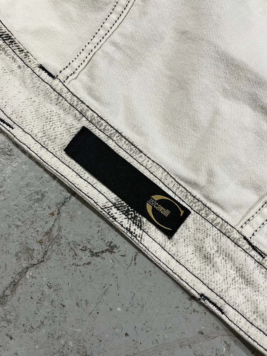 2000s Cavalli Black & White Light Safari Zebra Cropped Jacket (M/L) DManpcS 9