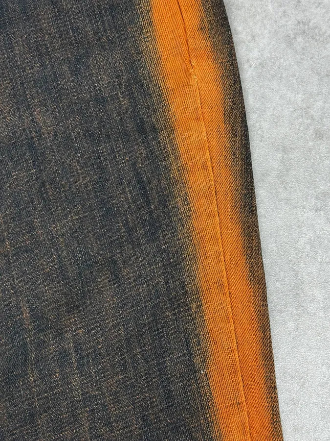 2000s Cavalli Black & Orange Side Navy Jeans CmSlTnl 7