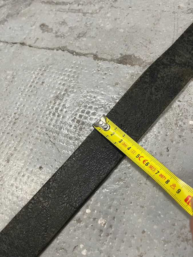 2000s Cavalli Black Cracked Leather Belt GCqVJhe 10