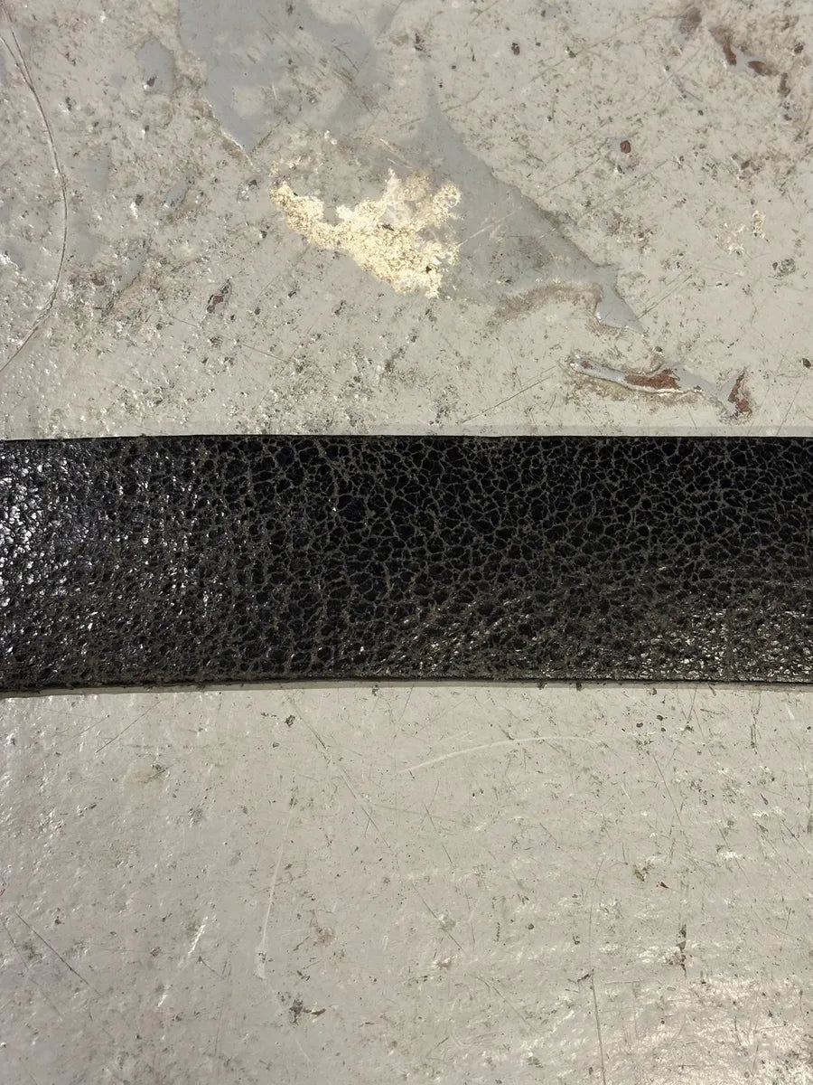 2000s Cavalli Black Cracked Leather Belt JZvFVey 4