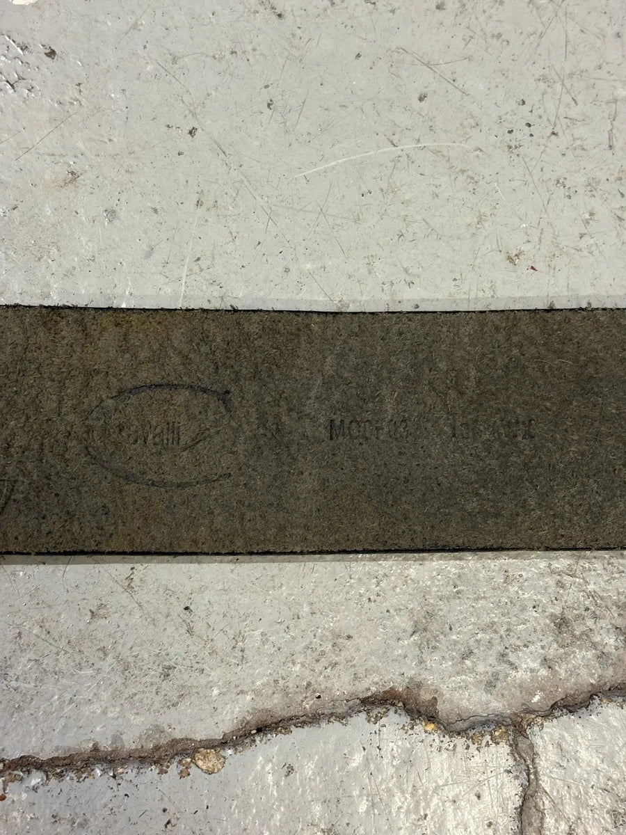 2000s Cavalli Black Cracked Leather Belt JZvFVey 5