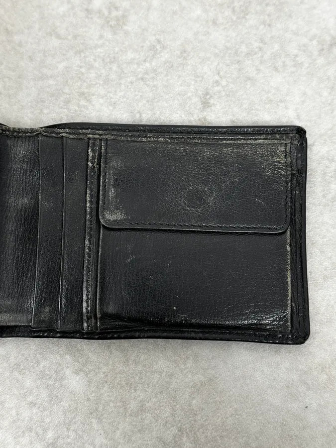 2000s Cavalli Black Crocodile Effect Leather Wallet AKtenxo 5