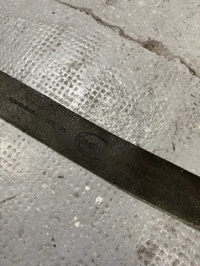 2000s Cavalli Black Eroded Leather Belt (OS) FdxcbDD 5
